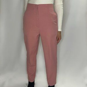 Pink High Waisted Trouser